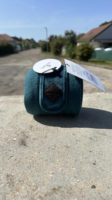 (négociable) Bande de polo Velvet émeraude