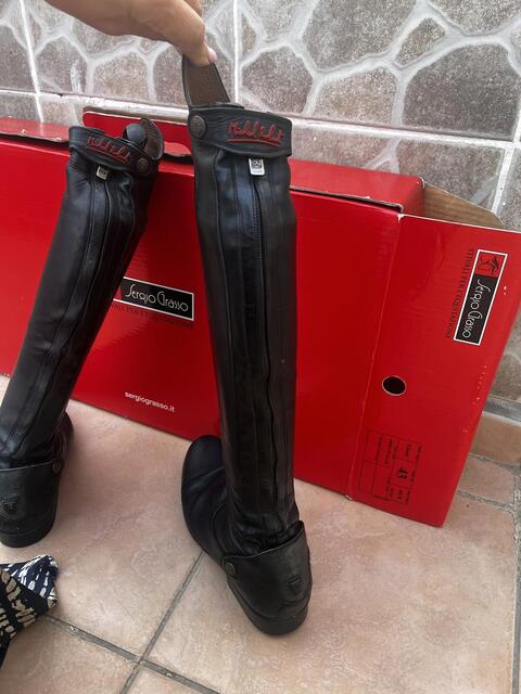 Bottes Sergio Grasso / Michel Robert taille 43 homme