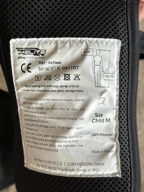 Airbag Equitheme Hélite