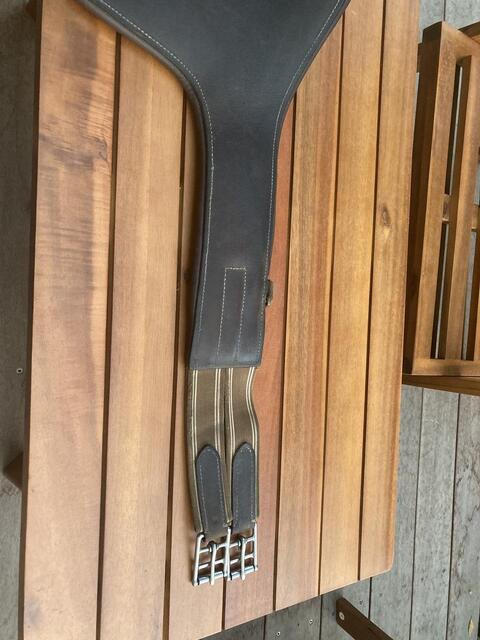 Sangle bavette marron taille 110cm