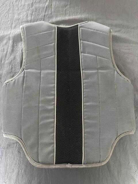 dorsal level 3 équi-theme cross gilet de protection gris