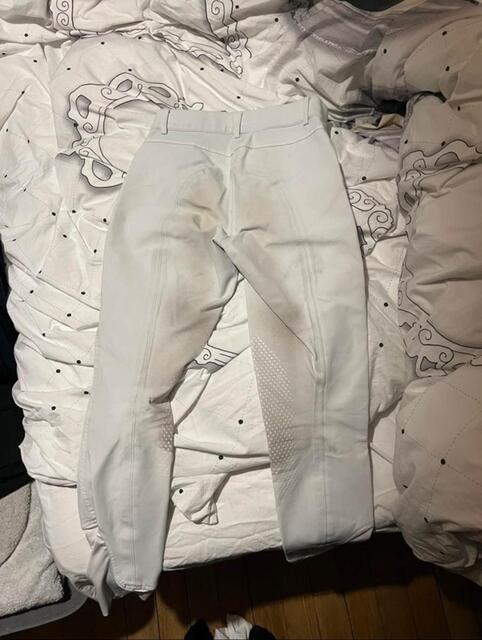 pantalon de concours blanc jumpin