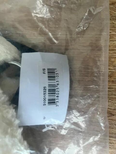 Licol Norton full mouton synthétique écru/noir