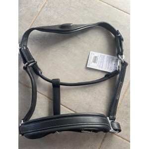 Licol cuir noir