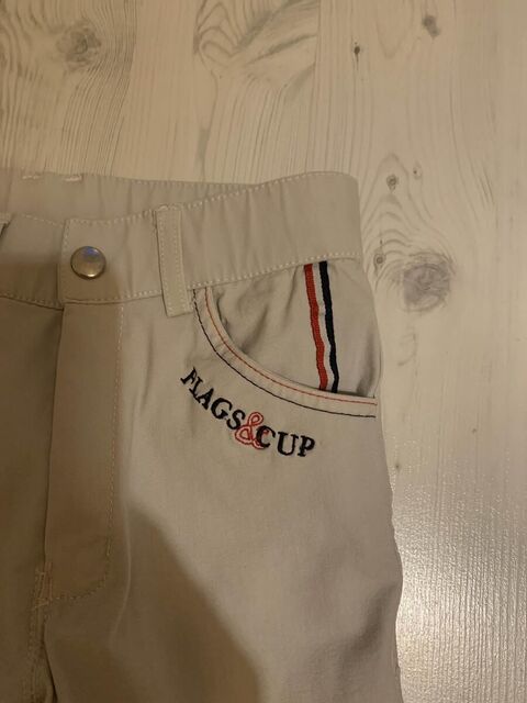 pantalon blanc flags&cup
