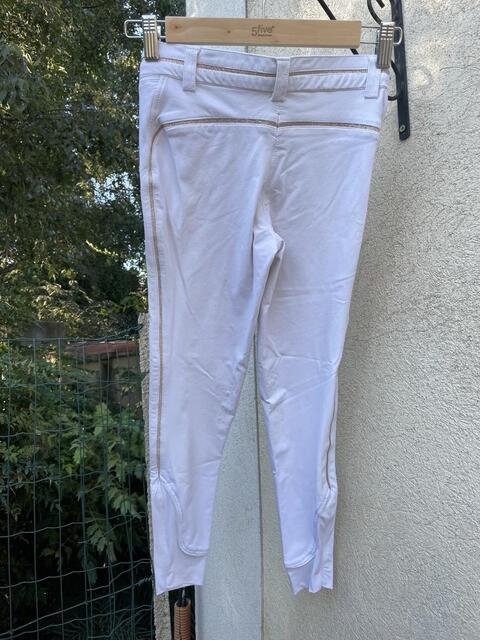 Pantalon d’équitation blanc Pénélope modèle Streety 12 ans