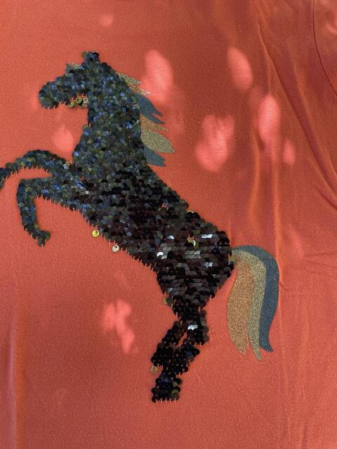 T-shirt avec sequins