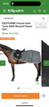 Couvre reins équitheme imperméable vert t150