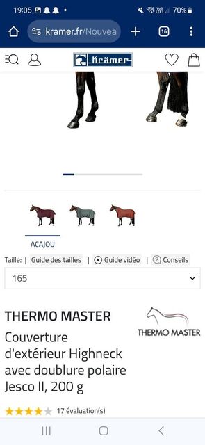 Couverture thermomaster jesco II
