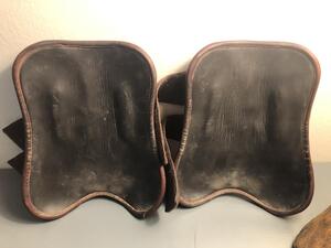 Guêtres en cuir CWD taille cheval