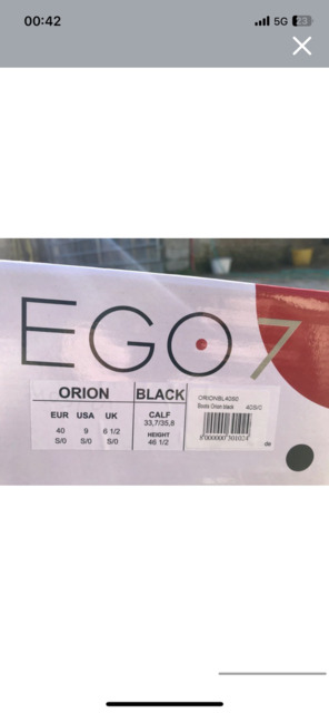 Bottes ego 7