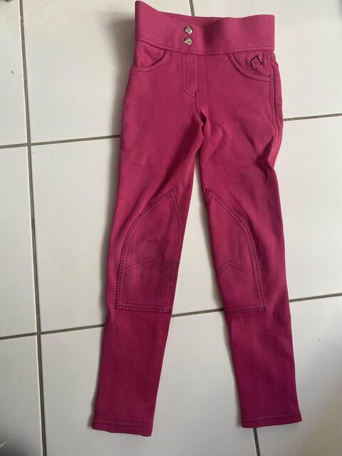 pantalon fille rose