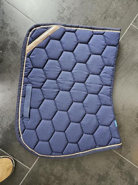 Tapis oxxer bleu marine, rose gold