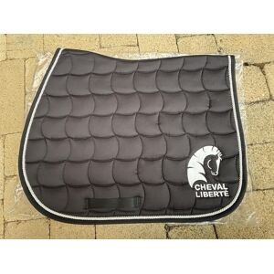 tapis noir cheval liberté