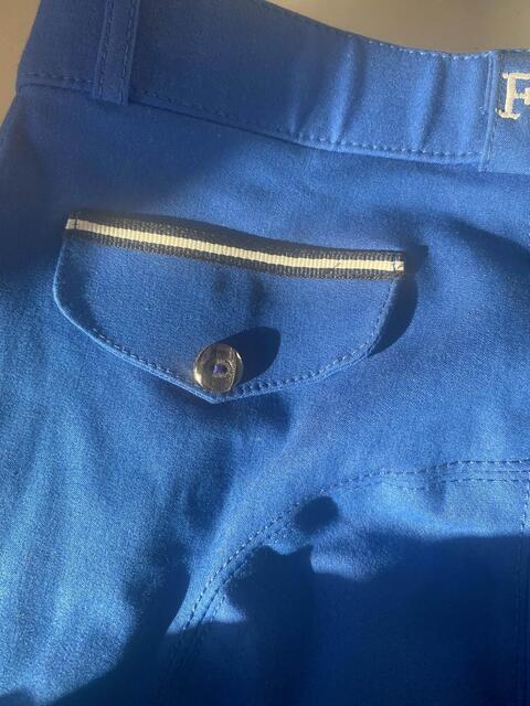 pantalon flags and cup bleu