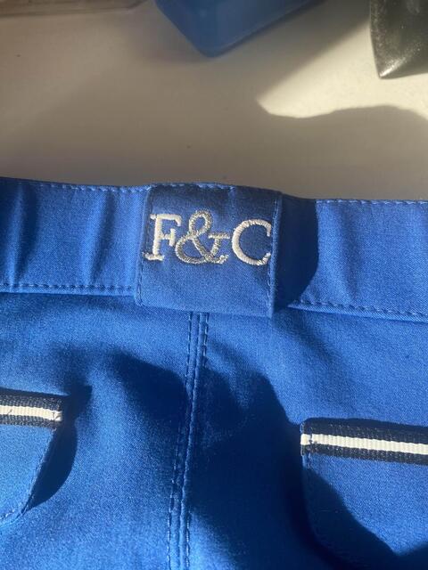 pantalon flags and cup bleu