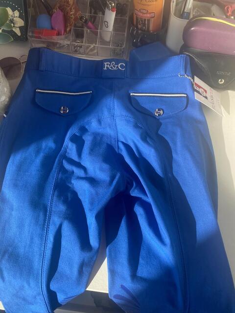 pantalon flags and cup bleu