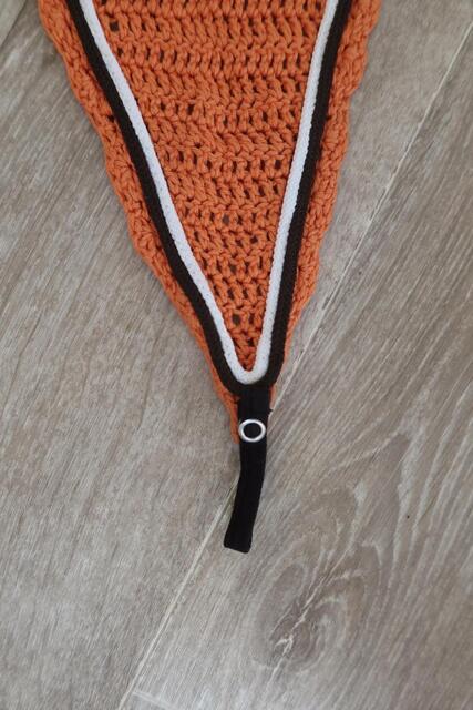 Bonnet long orange