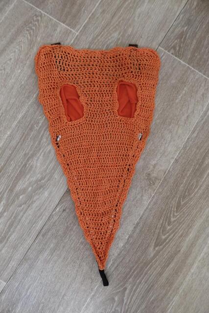 Bonnet long orange