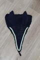 Bonnet long bleu marine/vert