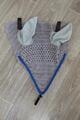 Bonnet long gris/bleu