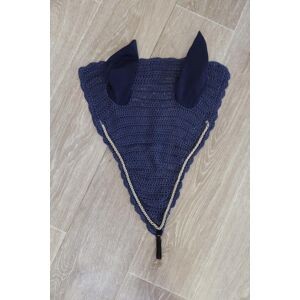 Bonnet long bleu marine/gris