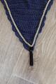 Bonnet long bleu marine/gris