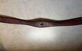 sangle en cuir marron/havane élastique 125cm