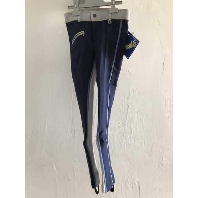 Pantalon équitation enfant bleu