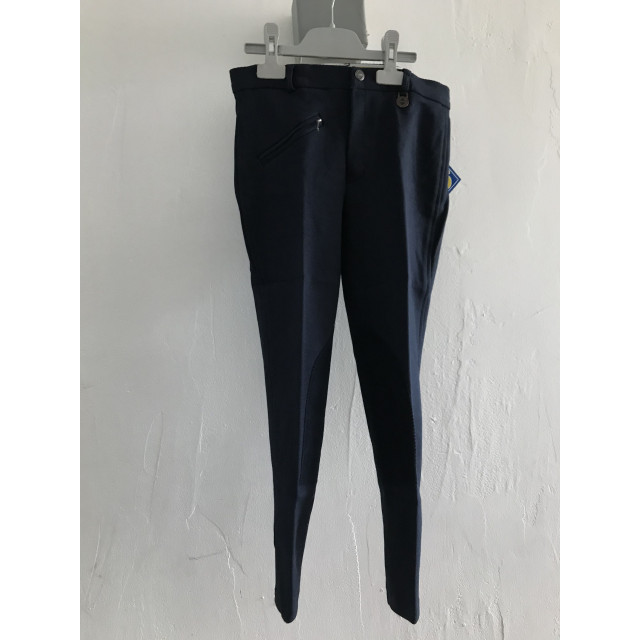 Pantalon équitation enfant bleu marine