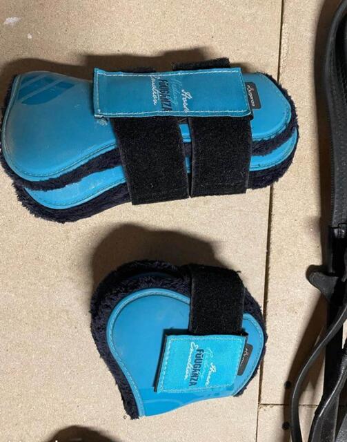 lors guetres bleu