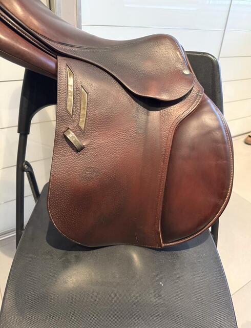 Selle Devoucoux Omega 17" Havane