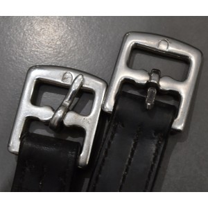 ETRIVIERES NOIR CUIR ERIC THOMAS