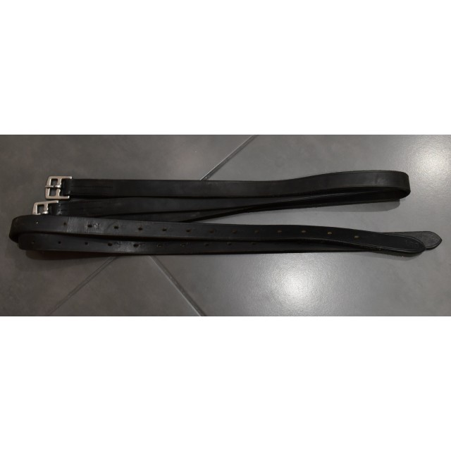ETRIVIERES NOIR CUIR ERIC THOMAS