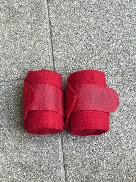 2 Bandes de polo rouge Poney