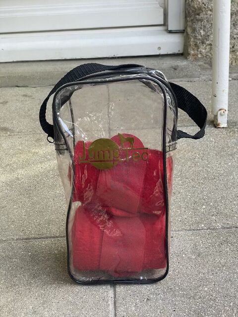 2 Bandes de polo rouge Poney