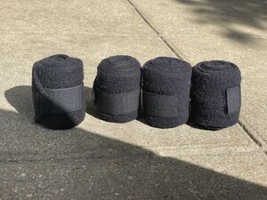 Bandes de polo noires Shetland