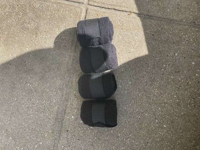 Bandes de polo noires Shetland