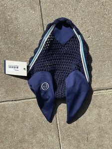 Bonnet bleu marine Cheval