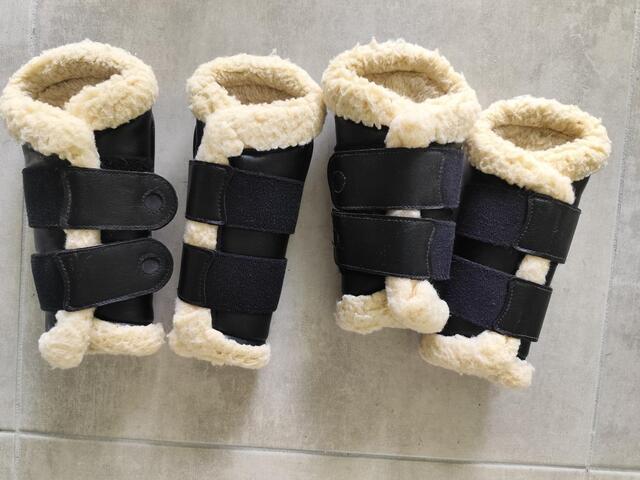 Guêtres fermées faux mouton Harry Horse