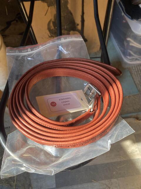 Étrivière Meyer taille 145cm couleur Cognac neuve avec étiquette