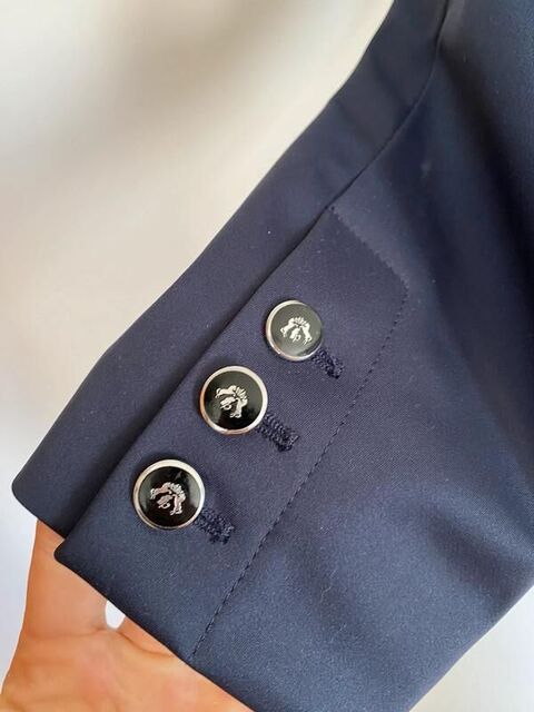 veste de concours bleu marine