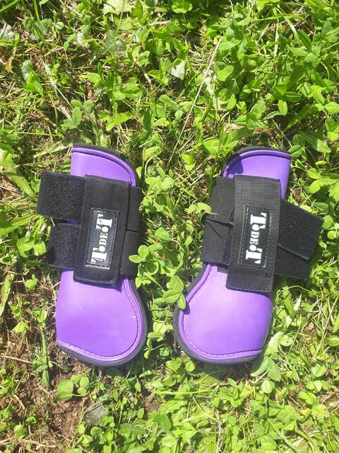Guêtres violettes