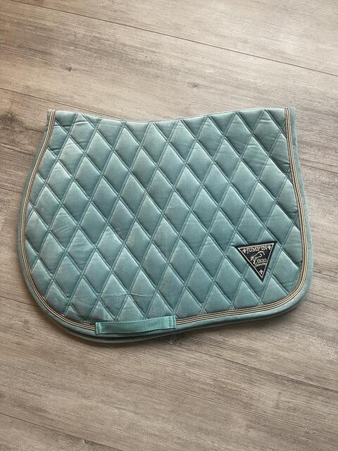 Tapis de selle jumpin bleu clair