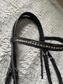 Filet noir strass cheval
