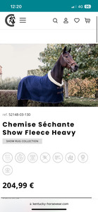 chemise sechante show fleece heavy kentucky