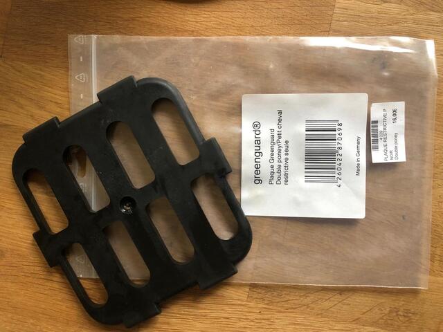 Plaque restrictive grrenguard