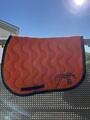 tapis Pénélope orange et noir