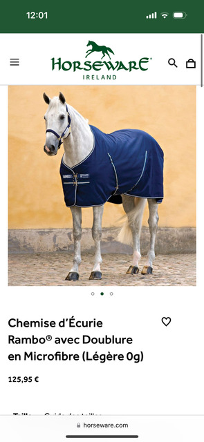 Couverture chemise Horseware Poney