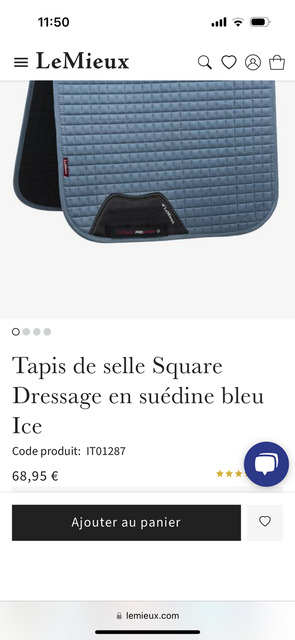 Tapis dressage LeMieux poney